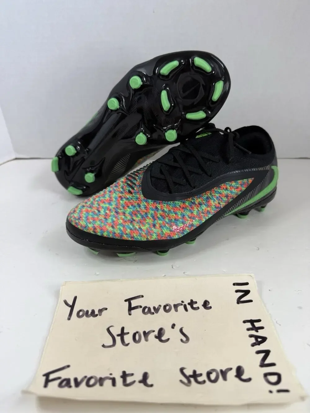 Nike Jr Phantom 6 Low Pro FG MG SE Soccer Cleats EA Sports Size 5.5 Y IH1775-900